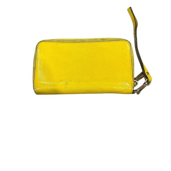 Michael Kors Yellow Leather Wallet - Picture 6 of 7